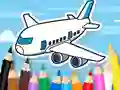 खेल Coloring Book: Flying Airplane ऑनलाइन