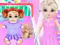 खेल Little Elsa Caring Day ऑनलाइन