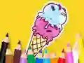 खेल Coloring Book: Cool Ice Cream ऑनलाइन