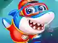 खेल Little Panda Shark Family ऑनलाइन