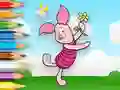 खेल Coloring Book: Piglet Holds Toy Windmill ऑनलाइन