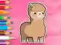 खेल Coloring Book: Cute Alpaca ऑनलाइन