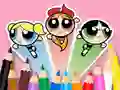 खेल Coloring Book: The Powerpuff Girls ऑनलाइन