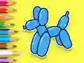 खेल Coloring Book: Balloon Puppy ऑनलाइन