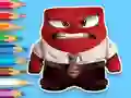 खेल Coloring Book: Inside Out Angry ऑनलाइन