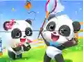 खेल Jigsaw Puzzle: Baby Panda Spring Outing ऑनलाइन