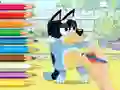 खेल Coloring Book: Bluey And Bingo ऑनलाइन