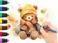 खेल Coloring Book: Autumn Bear ऑनलाइन