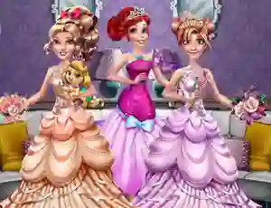 खेल Princesses Homecoming Party ऑनलाइन