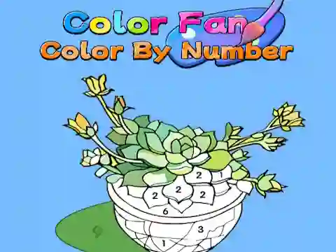 खेल Color Fan: Color By Number ऑनलाइन