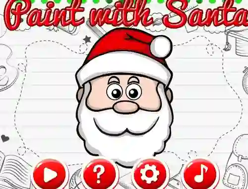 खेल Paint With Santa ऑनलाइन