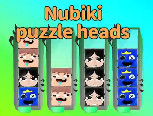 खेल Nubiki Puzzle Heads ऑनलाइन