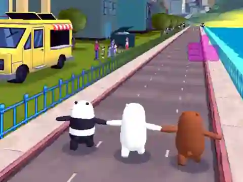 खेल We Bare Bears Bear Parkour ऑनलाइन