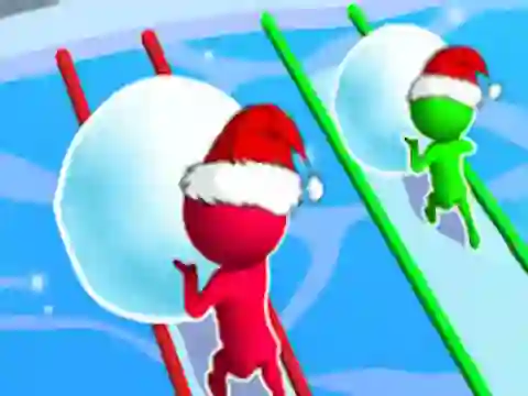 खेल Snow Race: Christmas Runner ऑनलाइन