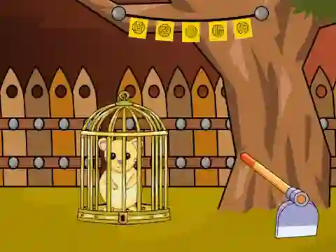 खेल Cute Hamster Escape from Cage ऑनलाइन