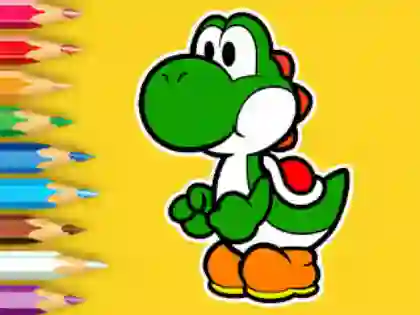 खेल Coloring Book: Yoshi Fishing Day ऑनलाइन