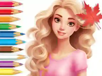 खेल Coloring Book: Barbie Autumn Tale ऑनलाइन