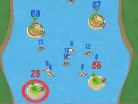 खेल Battle For The Islands ऑनलाइन