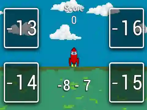 खेल Rocket Math ऑनलाइन