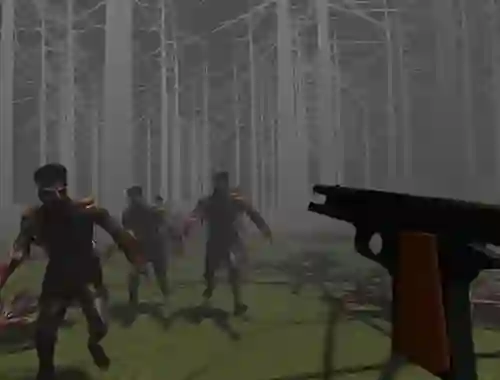 खेल Zombies in a Forest ऑनलाइन
