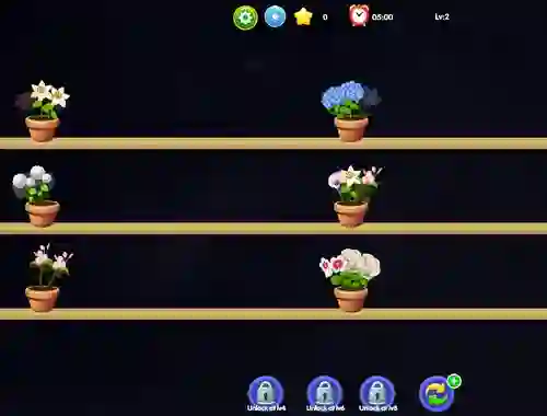 खेल Flower Matching ऑनलाइन