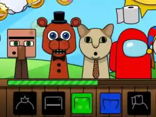 खेल Sprunki: Monsters ऑनलाइन