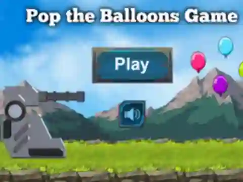 खेल Pop The Balloons Game ऑनलाइन