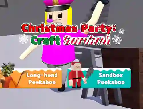 खेल Christmas Party: Craft Survival ऑनलाइन