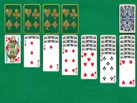 खेल Klondike Classic Solitaire ऑनलाइन