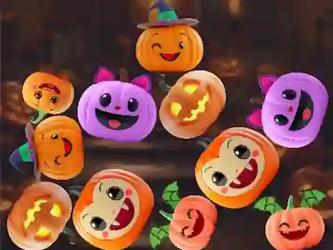 खेल Merge Connect Pumpkins: Halloween! ऑनलाइन