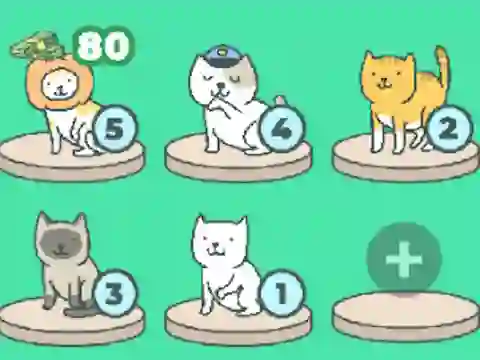 खेल Meow Merge ऑनलाइन