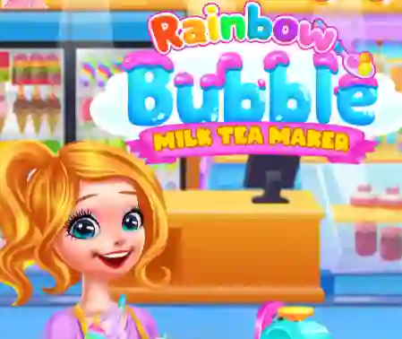 खेल Rainbow Bubble Milk Tea Maker ऑनलाइन