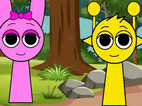 खेल Hidden Sprunki ऑनलाइन