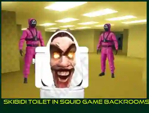 खेल Skibidi Toilet in Squid Game Backrooms ऑनलाइन