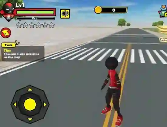 खेल Stick Rope Hero ऑनलाइन