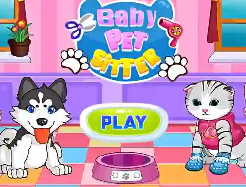 खेल Baby Pet Sitter ऑनलाइन