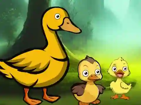 खेल Duck Family Reach Pond ऑनलाइन