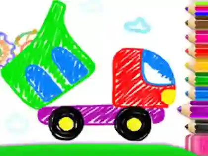 खेल Toddler Drawing: Tanker Truck ऑनलाइन