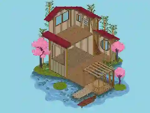 खेल Pixel House ऑनलाइन