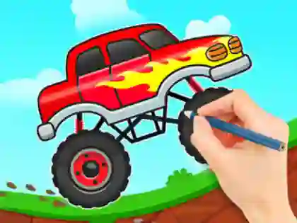 खेल Coloring Book: Monster Truck ऑनलाइन