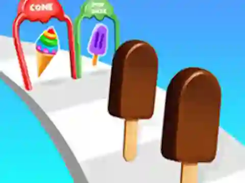 खेल Ice Cream Stack Runner ऑनलाइन