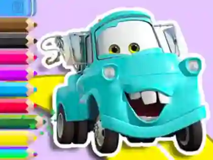 खेल Coloring Book: Mater Cars ऑनलाइन
