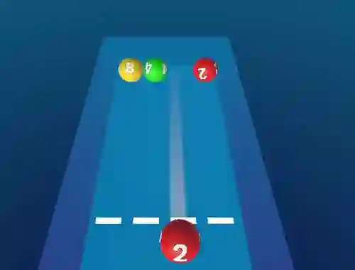 खेल Merge The Balls 2048 Billiards! ऑनलाइन