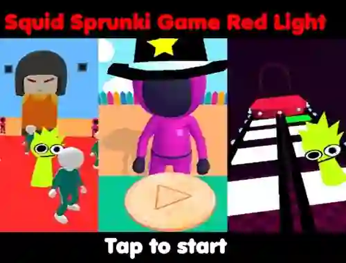 खेल Squid Sprunki Game Red Light ऑनलाइन