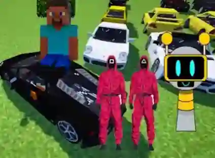 खेल Minecraft Squid Sprunki Drift Multiplayer ऑनलाइन