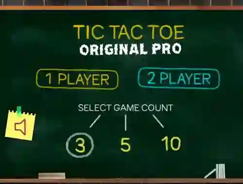 खेल Tic Tac Toe Original Pro ऑनलाइन