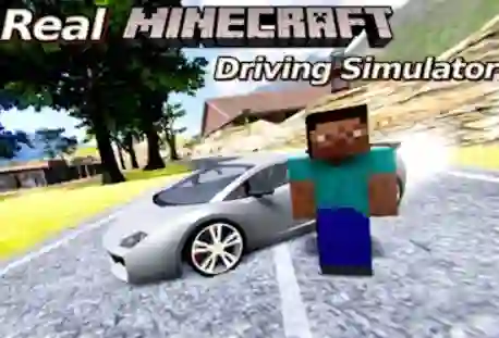 खेल Real Minecraft Driving Simulator ऑनलाइन