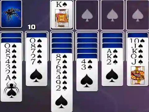 खेल Spades Spider Solitaire ऑनलाइन