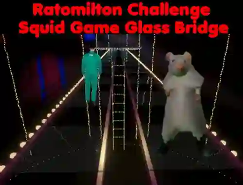 खेल Rato Milton Challenge Squid Game Glass Bridge ऑनलाइन