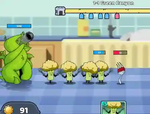 खेल Food Castle Tower Defense ऑनलाइन